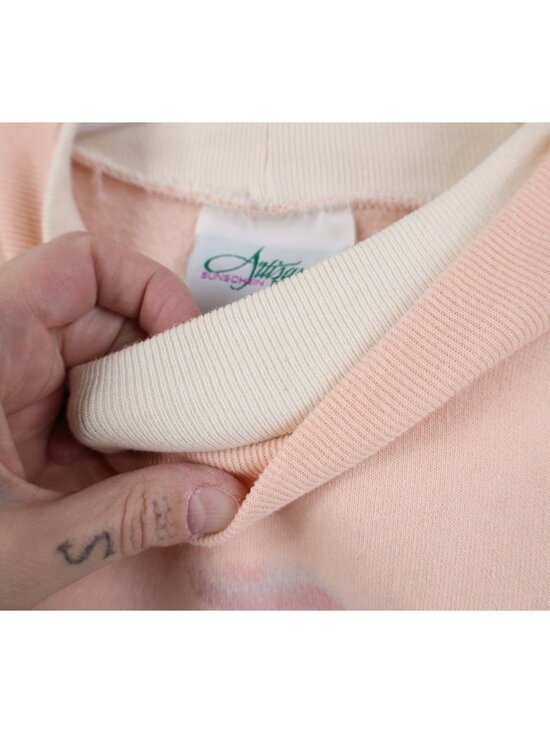 Vintage 90s Streetwear Womens Large Branson All Over Print Flower Sweatshirt USA - Picture 9 of 14